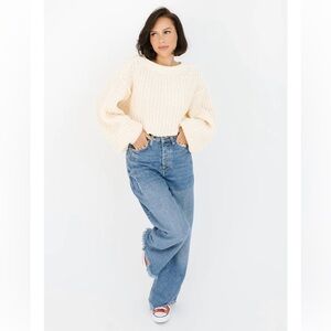 zoco karma sweater in cream🤍🤍